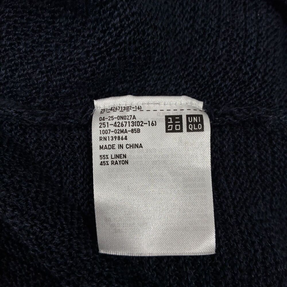 Ines De La Fressange Women's Small Blue Linen Blend Short Sleeve Blouse Luxury - Picture 5 of 6